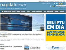 Tablet Screenshot of capitalnews.com.br